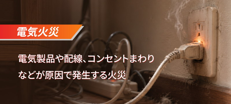 身近に潜む「電気火災」とは?